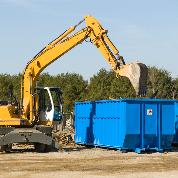 what size residential dumpster rentals are available in Clarkdale Arizona